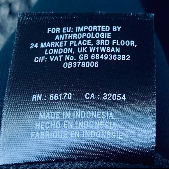 Anthropologie Maeve Black Noronha Elephant Print Dress Size Small - Picture 9 of 9